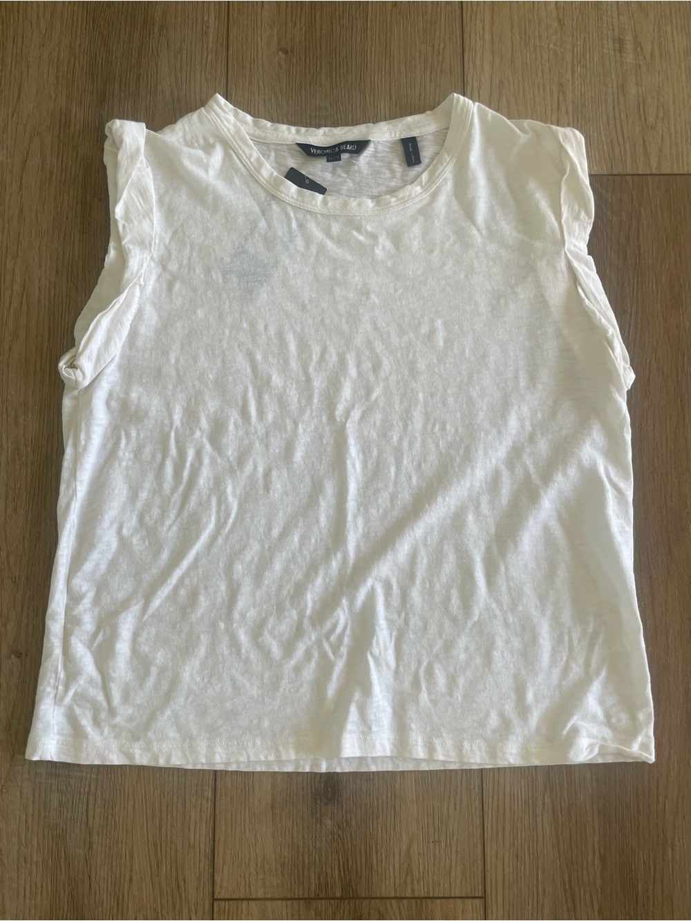 Veronica Beard cream Muscle Tank Top nwt xl